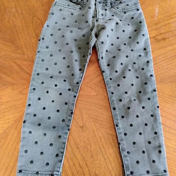 Place brand Polka Dot Jeggings - Size: 5 Girls  (1153) - Picture 1 of 5